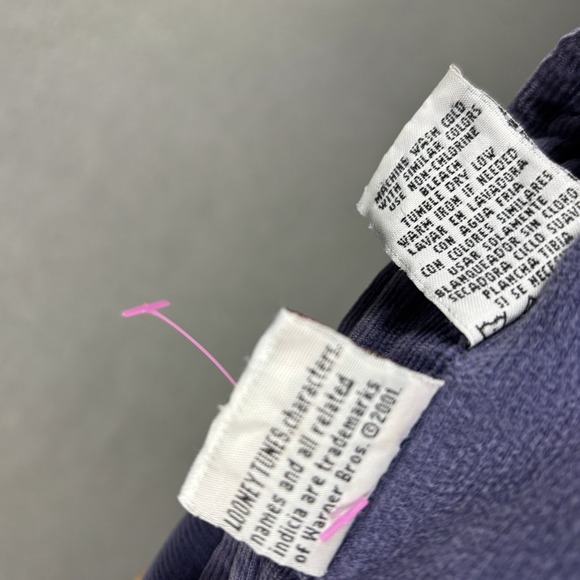 Vintage Loony Tunes Tweety Bird Embroidered Corduroy Button Shirt Women's L - Picture 6 of 7